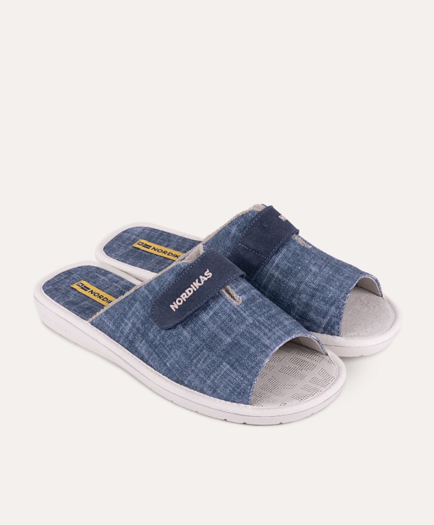 nordikas ZAPATILLAS DE CASA HOMBRE TEJANO AZUL