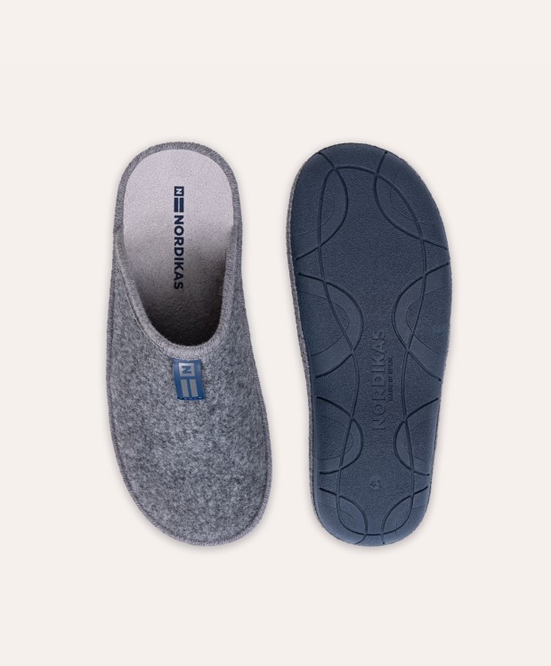 Nordikas ZAPATILLAS DE CASA HOMBRE TIROL GRIS