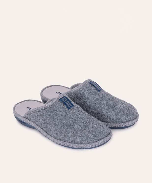 nordikas ZAPATILLAS DE CASA HOMBRE TIROL GRIS