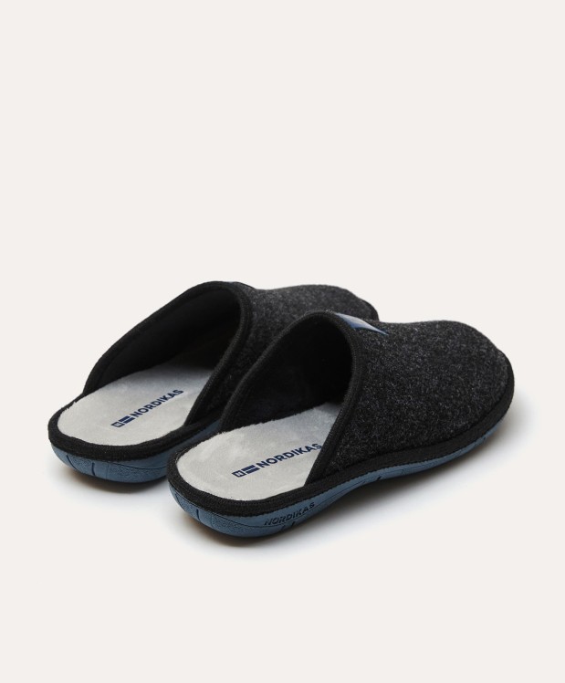 Nordikas ZAPATILLAS DE CASA HOMBRE TIROL NEGRO