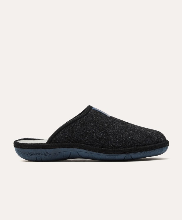 nordikas ZAPATILLAS DE CASA HOMBRE TIROL NEGRO
