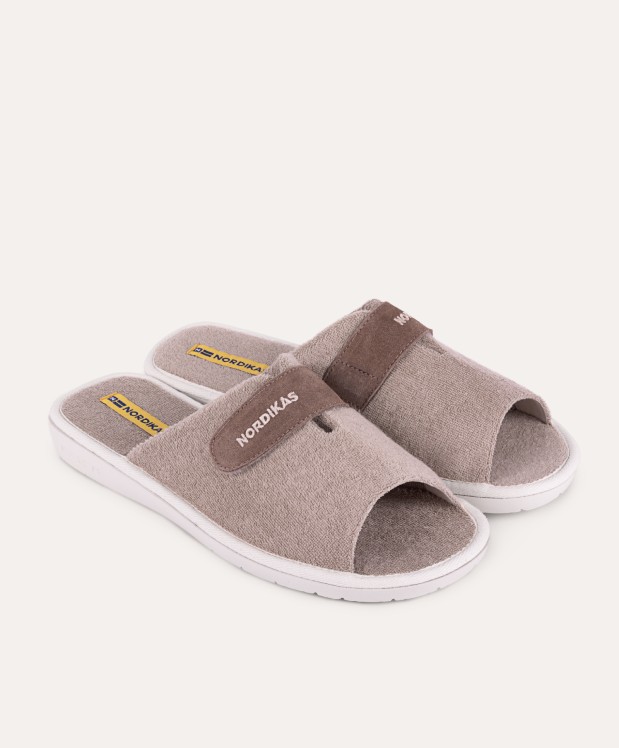 Nordikas ZAPATILLAS DE CASA HOMBRE TOALLA ARENA