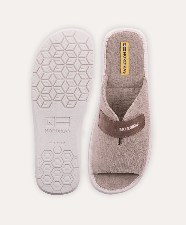 Nordikas ZAPATILLAS DE CASA HOMBRE TOALLA ARENA