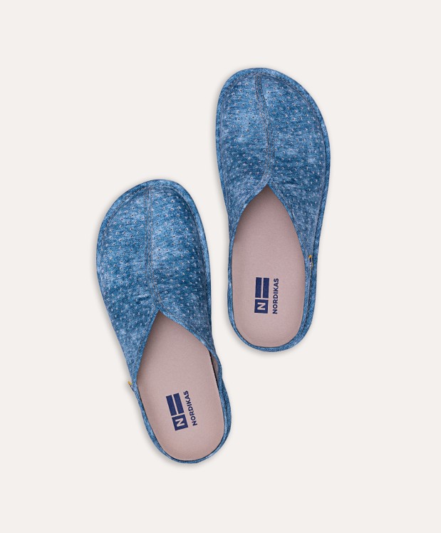 Nordikas ZAPATILLAS DE CASA HOMBRE VAQUERO AZUL