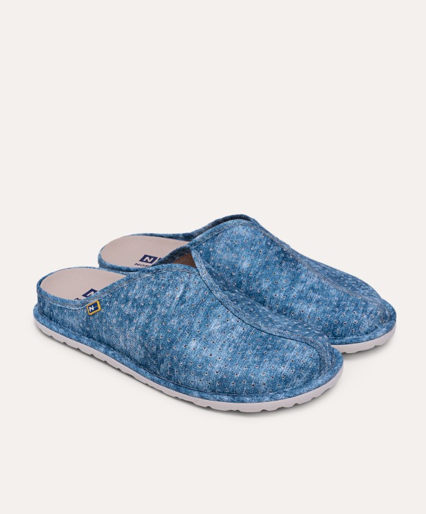 nordikas ZAPATILLAS DE CASA HOMBRE VAQUERO AZUL