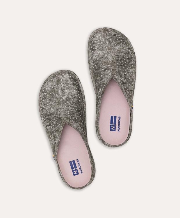 Nordikas ZAPATILLAS DE CASA HOMBRE VAQUERO KAKI