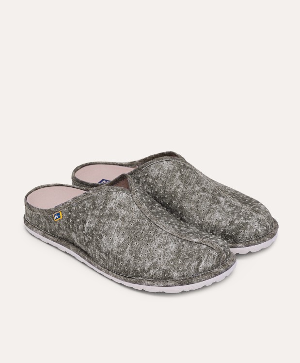 nordikas ZAPATILLAS DE CASA HOMBRE VAQUERO KAKI