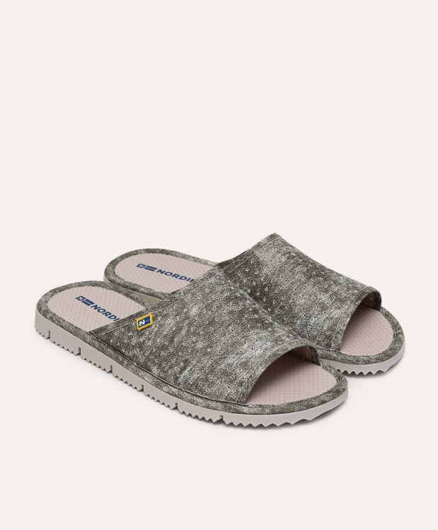 nordikas ZAPATILLAS DE CASA HOMBRE VAQUERO KAKI