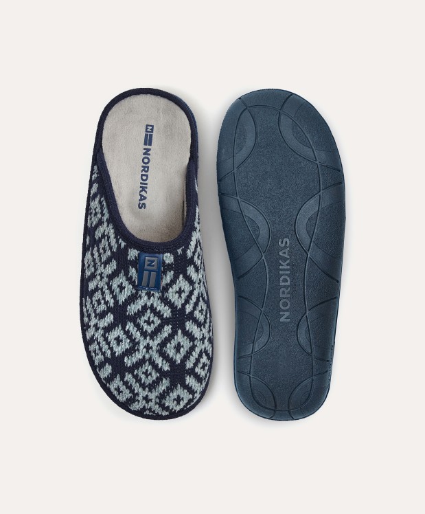 Nordikas ZAPATILLAS DE CASA HOMBRE VELETA AZUL