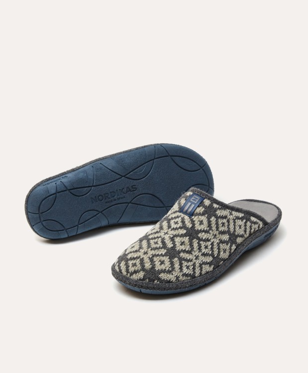 Nordikas ZAPATILLAS DE CASA HOMBRE VELETA GRIS