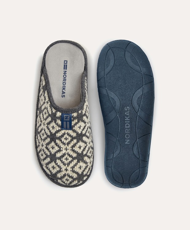 Nordikas ZAPATILLAS DE CASA HOMBRE VELETA GRIS