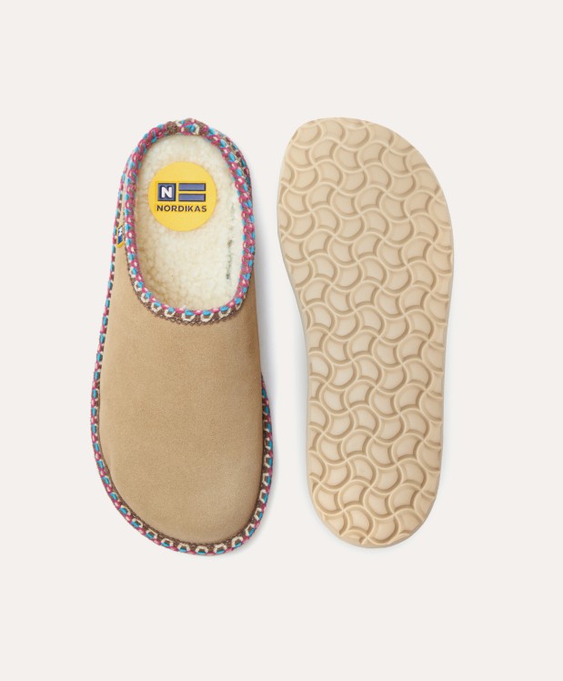 Nordikas ZAPATILLAS DE CASA MUJER AFELPADO ARENA