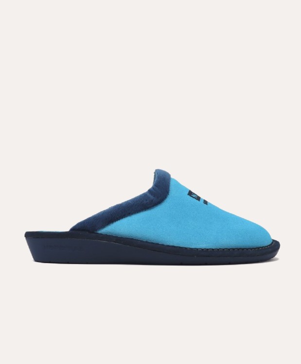 Nordikas ZAPATILLAS DE CASA MUJER AFELPADO CELESTE