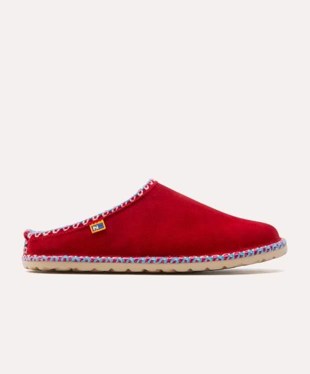 Nordikas ZAPATILLAS DE CASA MUJER AFELPADO CEREZA