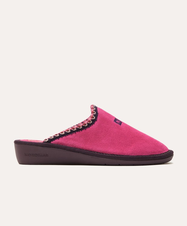 Nordikas ZAPATILLAS DE CASA MUJER AFELPADO FRESA