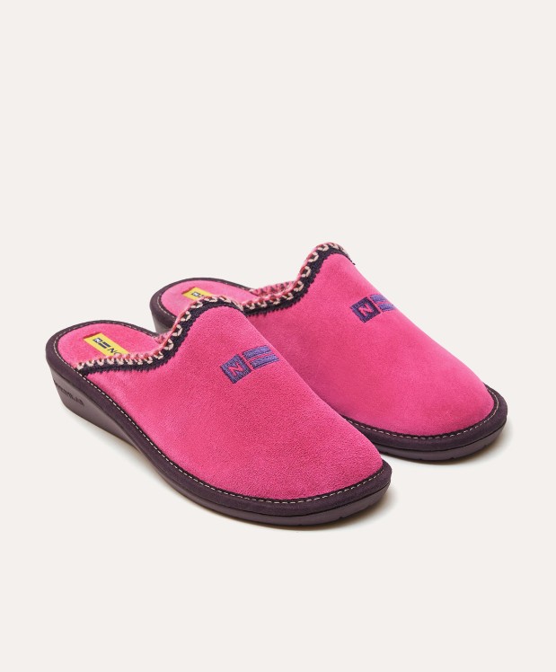 Nordikas ZAPATILLAS DE CASA MUJER AFELPADO FRESA