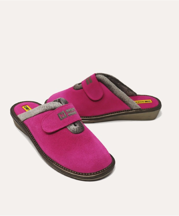 Nordikas ZAPATILLAS DE CASA MUJER AFELPADO FRESA