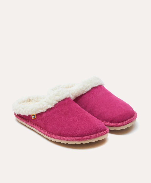 Nordikas ZAPATILLAS DE CASA MUJER AFELPADO FRESA