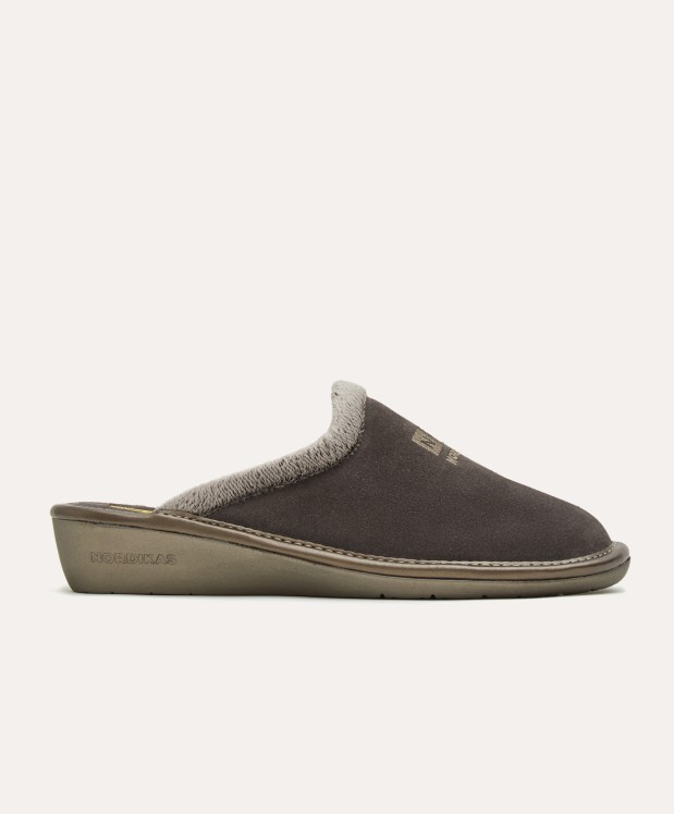 Nordikas ZAPATILLAS DE CASA MUJER AFELPADO GRIS