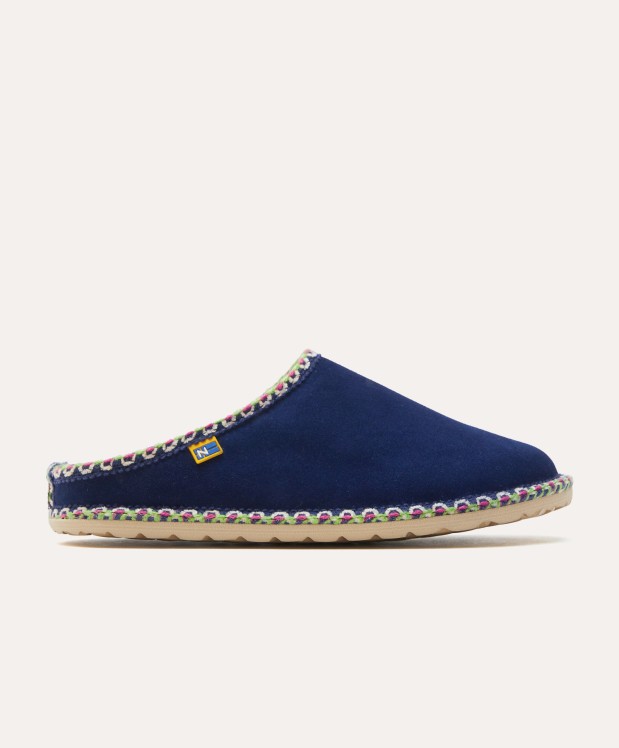 Nordikas ZAPATILLAS DE CASA MUJER AFELPADO INDICO