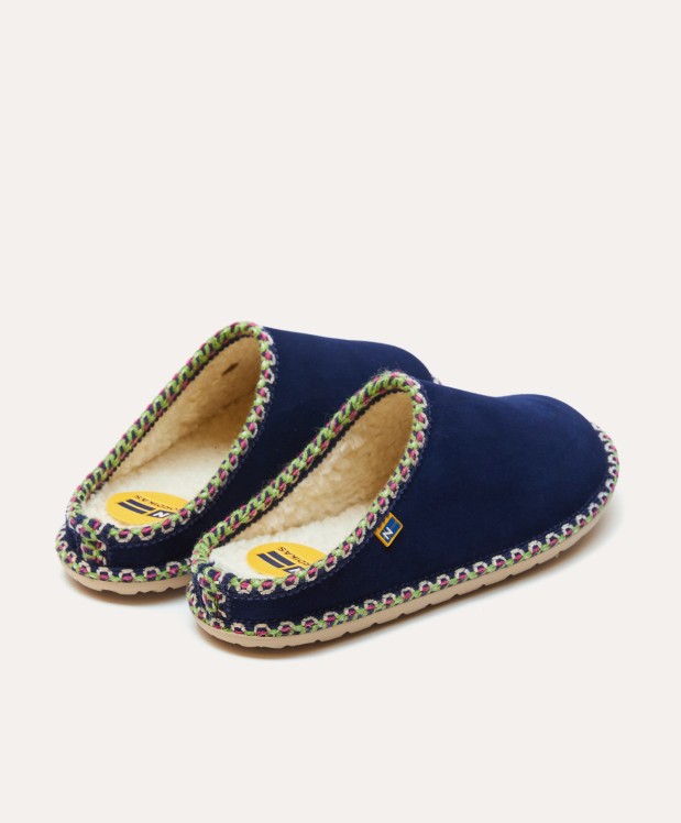 Nordikas ZAPATILLAS DE CASA MUJER AFELPADO INDICO