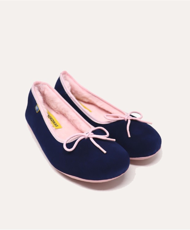 Nordikas ZAPATILLAS DE CASA MUJER AFELPADO INDICO