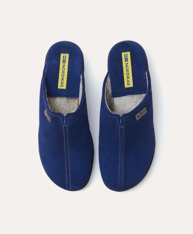 Nordikas ZAPATILLAS DE CASA MUJER AFELPADO INDICO
