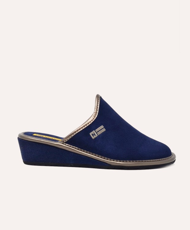 Nordikas ZAPATILLAS DE CASA MUJER AFELPADO INDICO