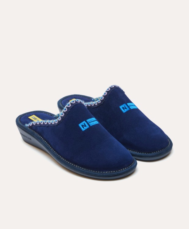 nordikas ZAPATILLAS DE CASA MUJER AFELPADO INDICO