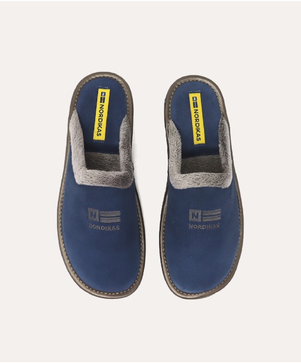 Nordikas ZAPATILLAS DE CASA MUJER AFELPADO JEANS