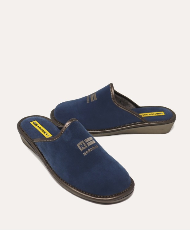 nordikas ZAPATILLAS DE CASA MUJER AFELPADO JEANS