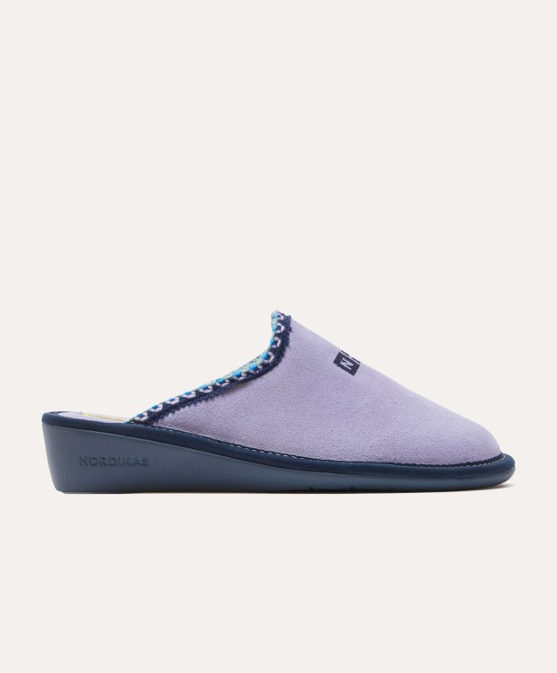 Nordikas ZAPATILLAS DE CASA MUJER AFELPADO LILA