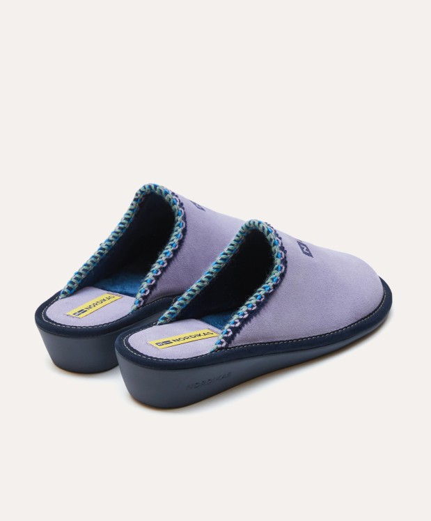Nordikas ZAPATILLAS DE CASA MUJER AFELPADO LILA