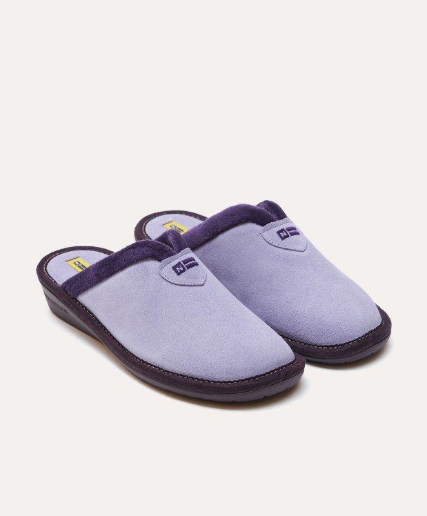 Nordikas ZAPATILLAS DE CASA MUJER AFELPADO LILA