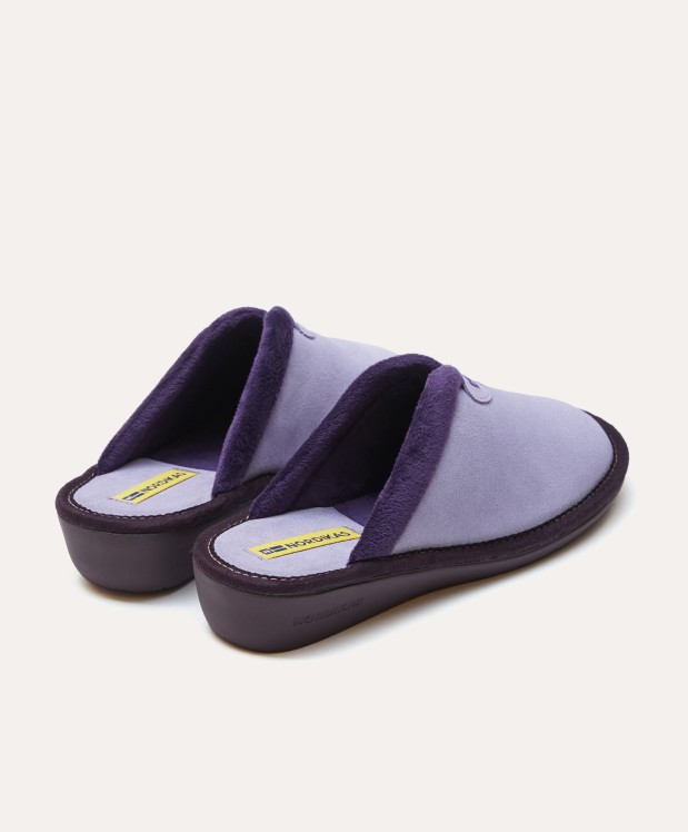 Nordikas ZAPATILLAS DE CASA MUJER AFELPADO LILA