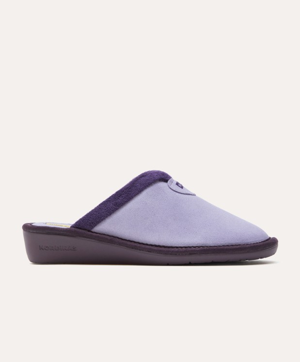 nordikas ZAPATILLAS DE CASA MUJER AFELPADO LILA