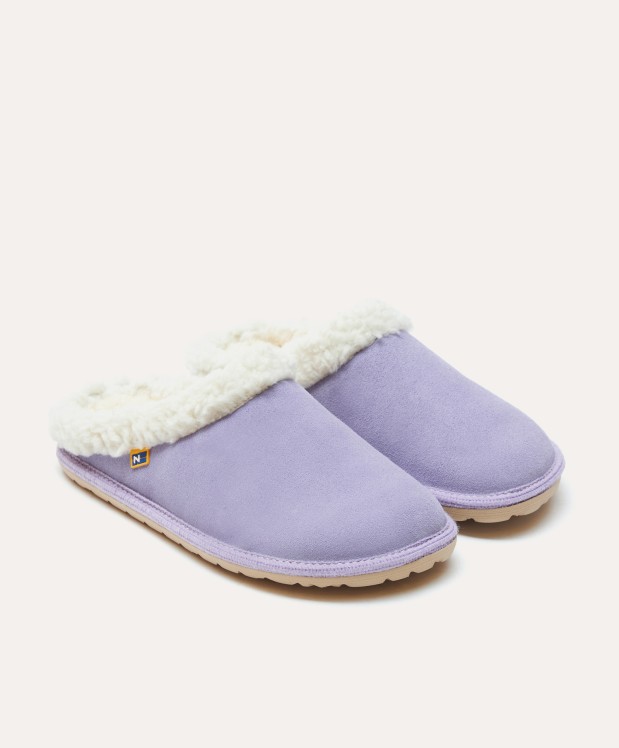 Nordikas ZAPATILLAS DE CASA MUJER AFELPADO LILA