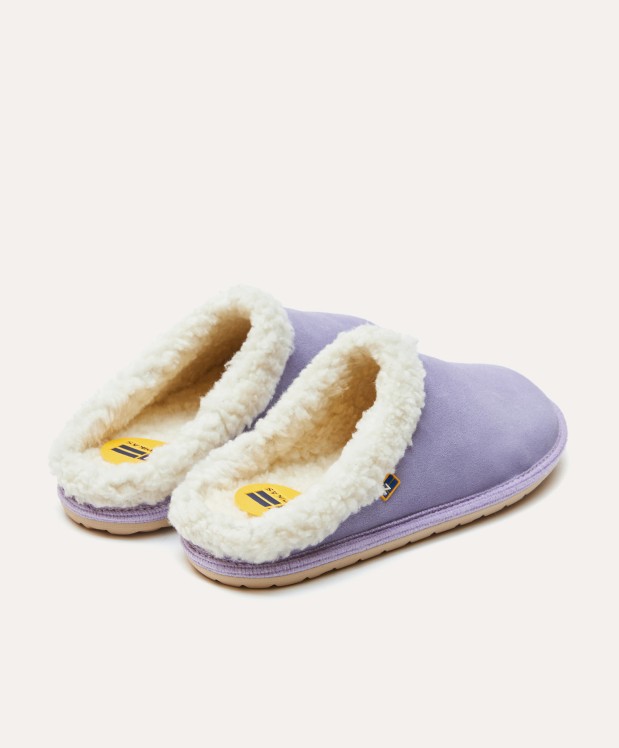 Nordikas ZAPATILLAS DE CASA MUJER AFELPADO LILA