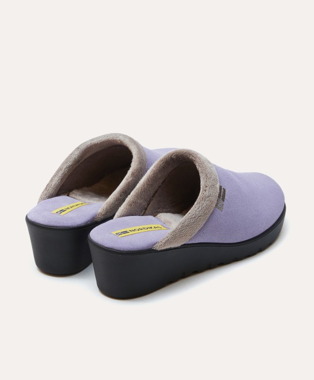 Nordikas ZAPATILLAS DE CASA MUJER AFELPADO LILA