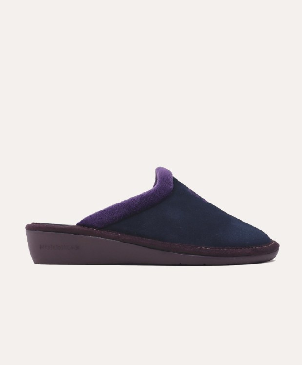 Nordikas ZAPATILLAS DE CASA MUJER AFELPADO MARINO