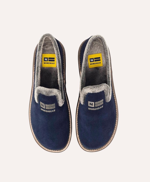 Nordikas ZAPATILLAS DE CASA MUJER AFELPADO MARINO