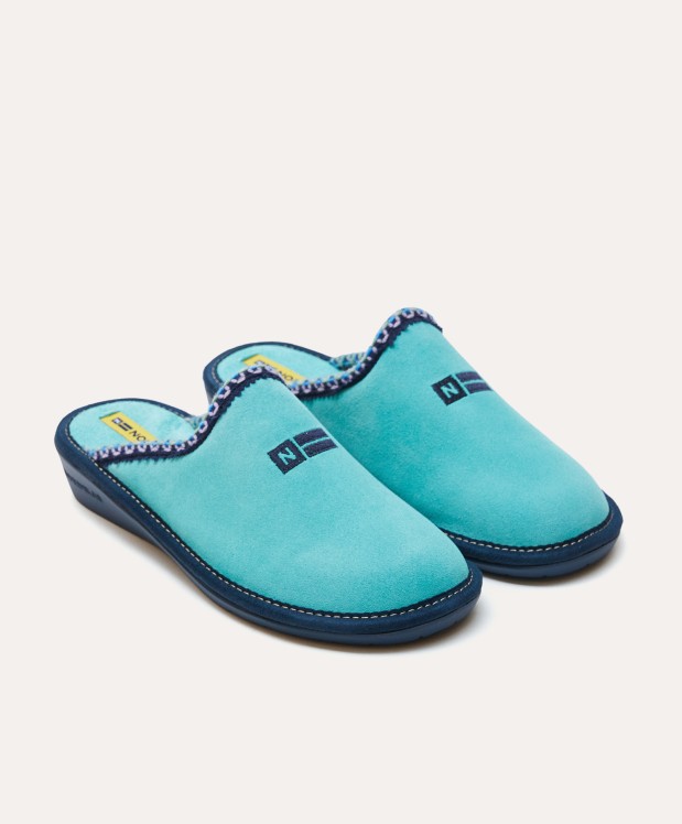 Nordikas ZAPATILLAS DE CASA MUJER AFELPADO MENTA