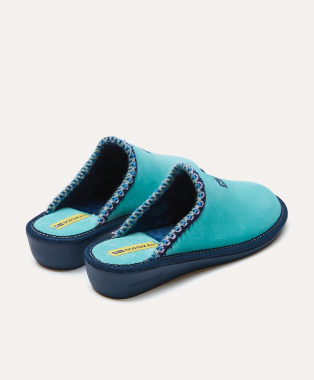 Nordikas ZAPATILLAS DE CASA MUJER AFELPADO MENTA