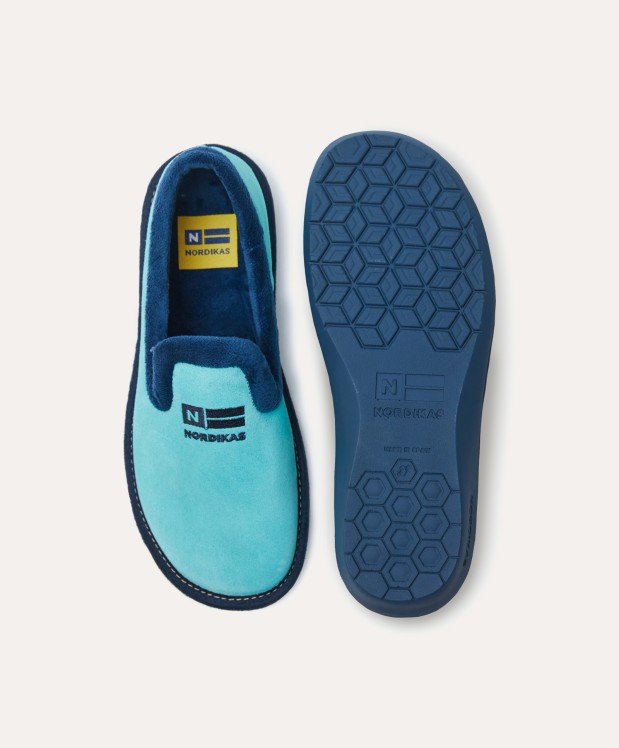 Nordikas ZAPATILLAS DE CASA MUJER AFELPADO MENTA