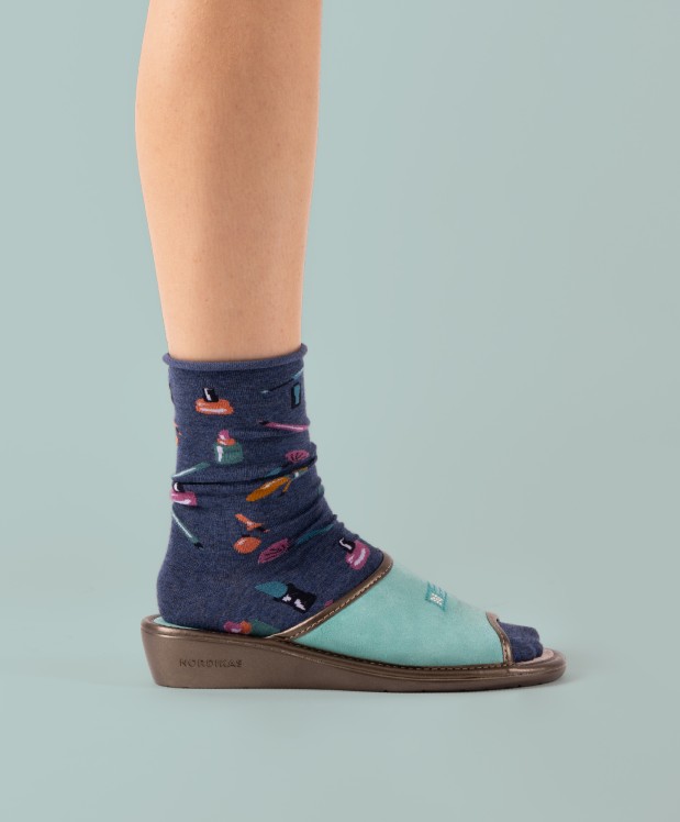 Nordikas ZAPATILLAS DE CASA MUJER AFELPADO MENTA