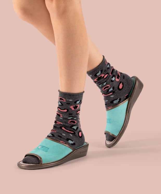 nordikas ZAPATILLAS DE CASA MUJER AFELPADO MENTA