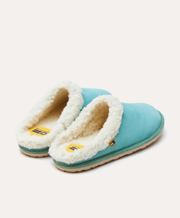 Nordikas ZAPATILLAS DE CASA MUJER AFELPADO MENTA