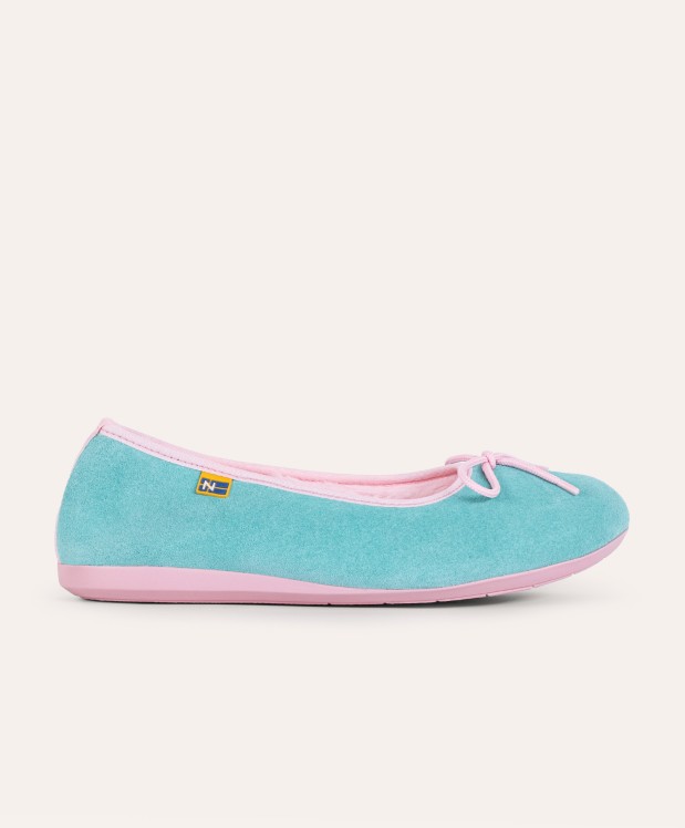 Nordikas ZAPATILLAS DE CASA MUJER AFELPADO MENTA