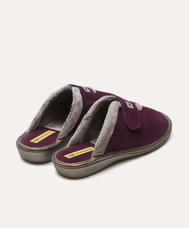 Nordikas ZAPATILLAS DE CASA MUJER AFELPADO MORADO