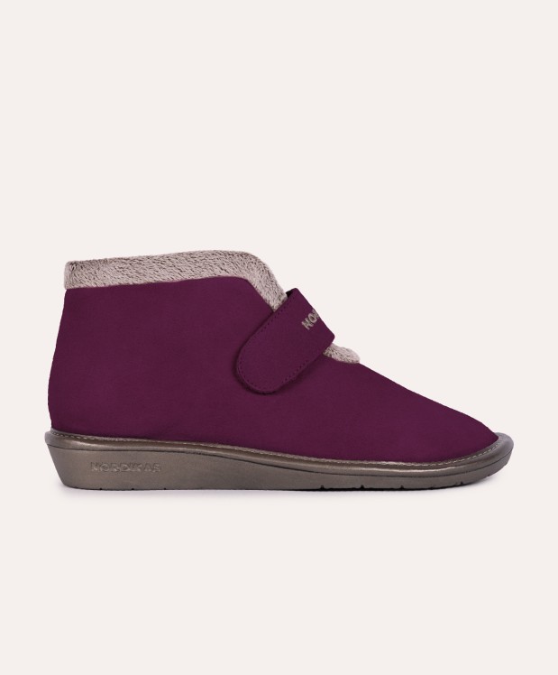 Nordikas ZAPATILLAS DE CASA MUJER AFELPADO MORADO